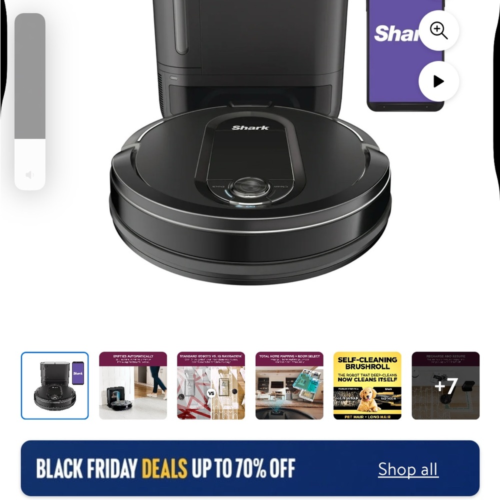 Shark Black Robot Vacuum
